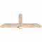 Ekena Millwork Eugene Smooth Timber Gable Bracket, Douglas Fir, 60"W x 27"H x 3 1/2"D x 5 1/2"F, 11/12 Pitch GBW060X27X0406EUG00SDF - alternate 4